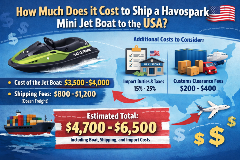havospark mini jet boat